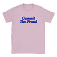COMMIT TAX FRAUD - BABY TEE – Light Pink
