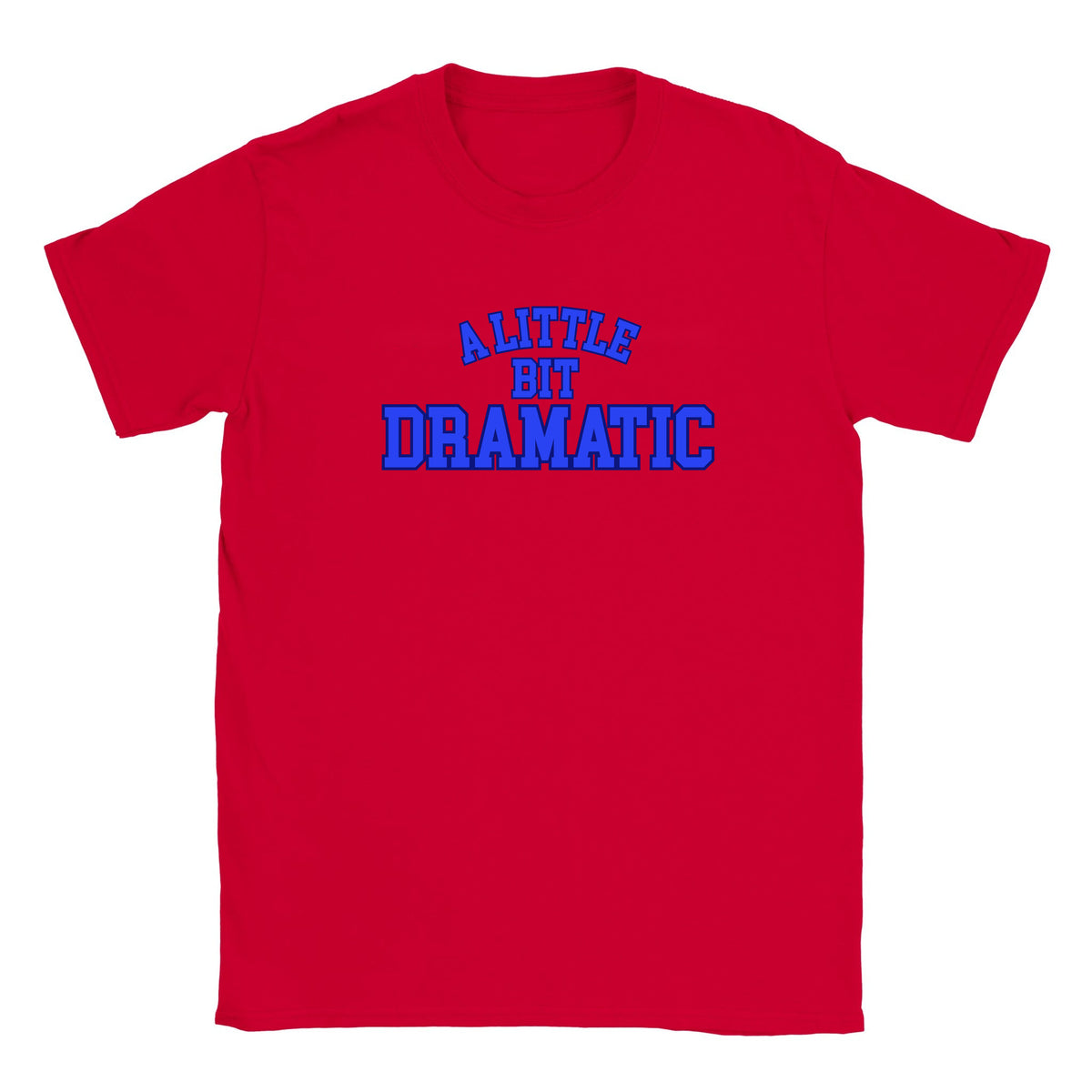 A LITTLE BIT DRAMATIC - BABY TEE – Red