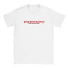 GOOD GIRLS SWALLOW (FIGHT EATING DISORDERS) - BABY TEE – White