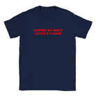 LUSTED BY MANY LOVED BY NONE - BABY TEE – Navy