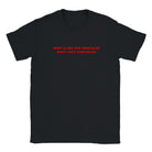 WHAT IS ASK FOR: SNUGGLES WHAT I GET: STRUGGLES - BABY TEE – Black