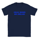SMALL BOOBS BIG DREAMS - BABY TEE – Navy