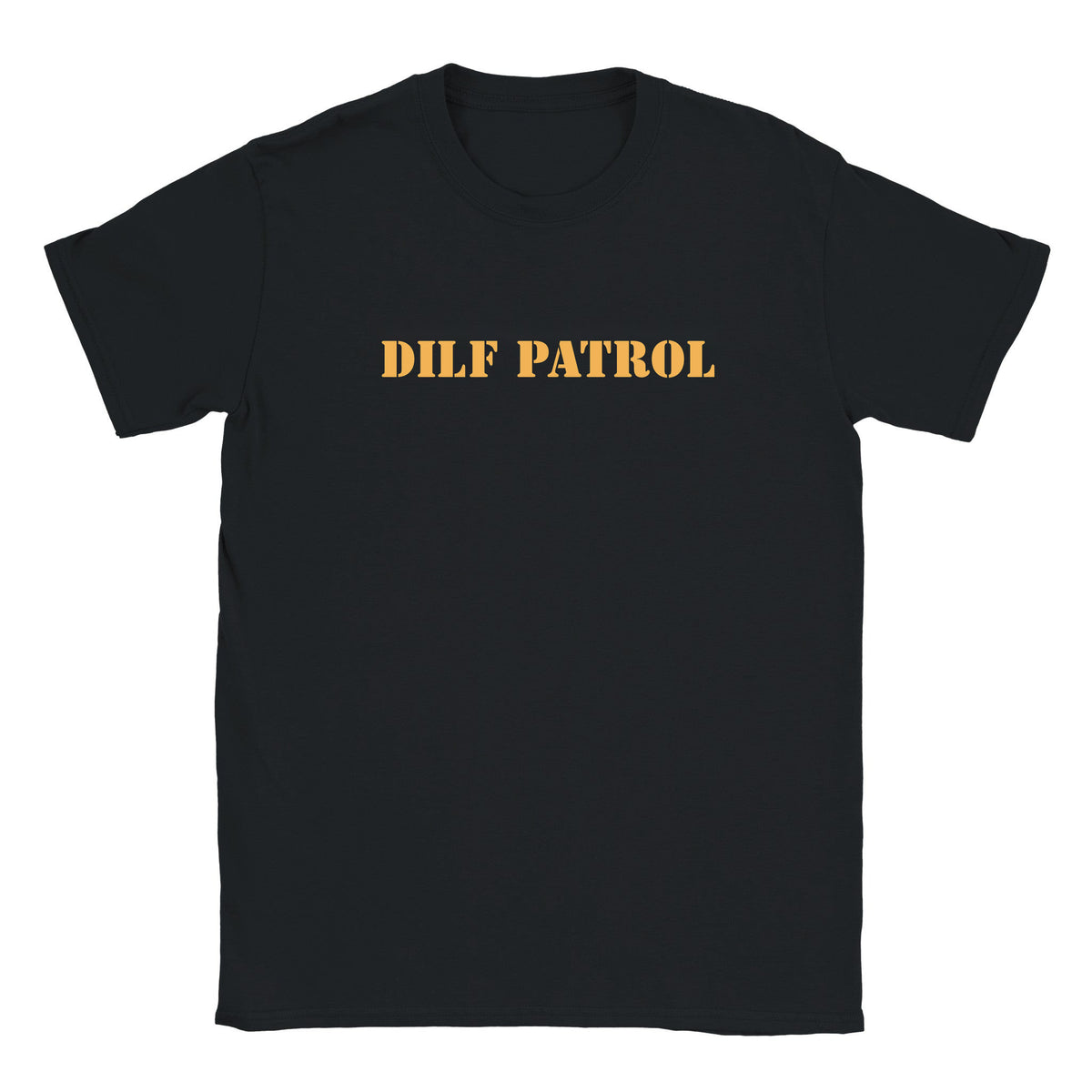 DILF PATROL - BABY TEE – Black