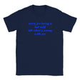 SORRY FOR BEING A HOT MILF IDK WHAT'S WRONG WITH ME - BABY TEE – Navy