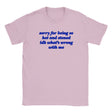 SORRY FOR BEING SO HOT AND STONED IDK WHAT'S WRONG WITH ME - BABY TEE – Light Pink