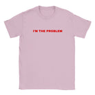 I'M THE PROBLEM - BABY TEE – Light Pink