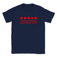 "EXCELLENT IN BED, WOULD BANG AGAIN" - BABY TEE – Navy