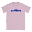 LESBIANS DO IT BETTER - BABY TEE – Light Pink