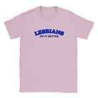 LESBIANS DO IT BETTER - BABY TEE – Light Pink