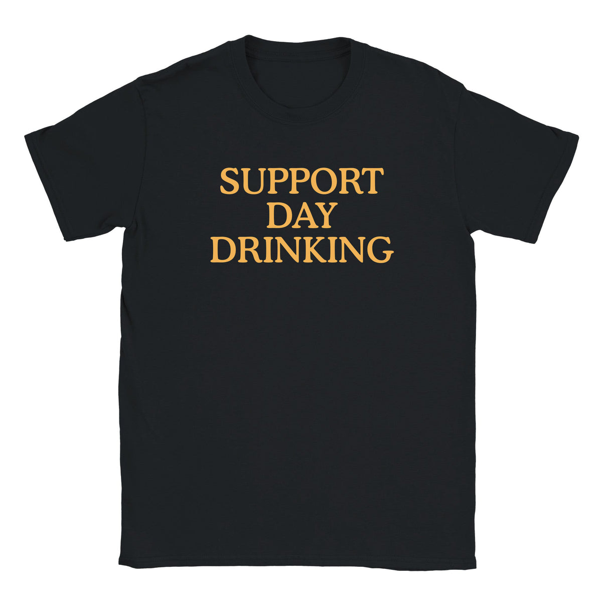 SUPPORT DAY DRINKING - BABY TEE – Black