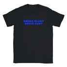 SMOKE BLUNT SERVE CUNT - BABY TEE – Black