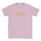 DON'T HATE ME BECAUSE I'M BEAUTIFUL HATE ME BECAUSE I HAVE HUGE BOOBS. - BABY TEE – Light Pink