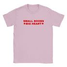 SMALL BOOBS BIG HEART - BABY TEE – Light Pink