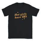 HOT GIRLS HAVE IBS - BABY TEE – Black