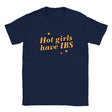 HOT GIRLS HAVE IBS - BABY TEE – Navy