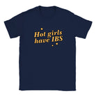 HOT GIRLS HAVE IBS - BABY TEE – Navy