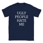 UGLY PEOPLE HATE ME - BABY TEE – Navy