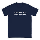 I DO ALL MY OWN STUNTS - BABY TEE – Navy