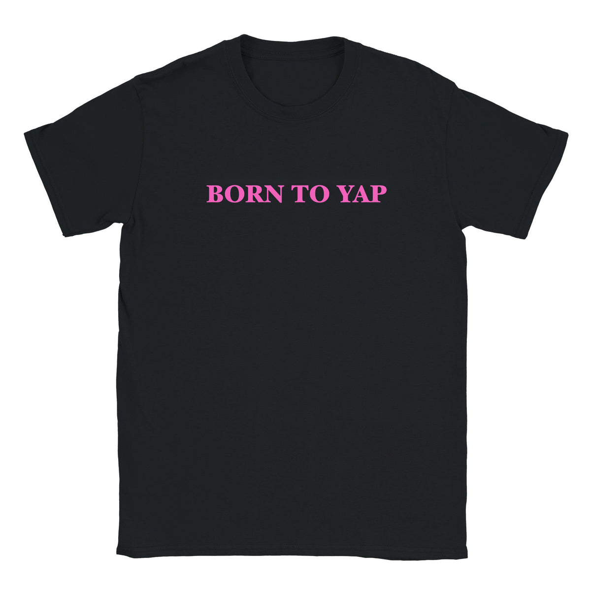 BORN TO YAP - BABY TEE – Black