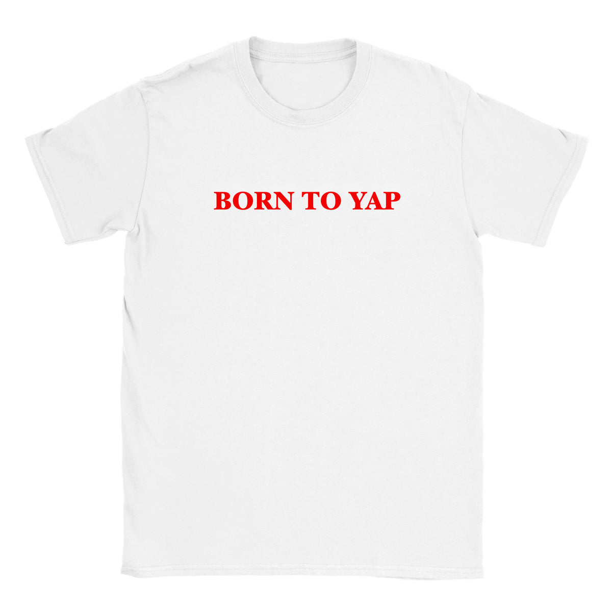 BORN TO YAP - BABY TEE – White