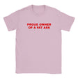 PROUD OWNER OF A FAT ASS - BABY TEE – Light Pink