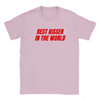 BEST KISSER IN THE WORLD - BABY TEE – Light Pink