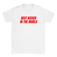 BEST KISSER IN THE WORLD - BABY TEE – White