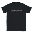 YES THEY ARE REAL - BABY TEE – Black