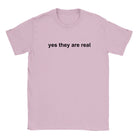 YES THEY ARE REAL - BABY TEE – Light Pink