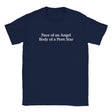 FACE OF AN ANGEL BODY OF A PORN STAR - BABY TEE – Navy