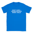 DON'T CARE + BOOBS BOUNCE WHEN I WALK - BABY TEE – Royal