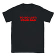 TO DO LIST: YOUR DAD - BABY TEE – Black