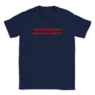 HATING ME WON'T MAKE YOU PRETTY - BABY TEE – Navy