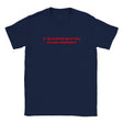 IF I'M FLIRTING WITH YOU, PLEASE COOPERATE - BABY TEE – Navy