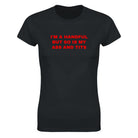 I'M A HANDFUL BUT SO IS MY ASS AND TITS - WOMEN'S TEE – Black