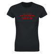 FALL IN LOVE WITH YOUR PROBLEMS, MAYBE THEY WILL LEAVE YOU TOO. - WOMEN'S TEE – Black