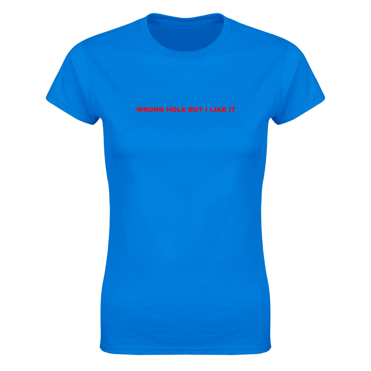 WRONG HOLE BUT I LIKE IT - WOMEN'S TEE – Royal