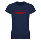 CLOTHES DESERVE A SECOND CHANCE, NOT YOUR EX - WOMEN'S TEE – Navy