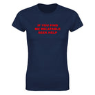 IF YOU FIND ME RELATABLE SEEK HELP - WOMEN'S TEE – Navy