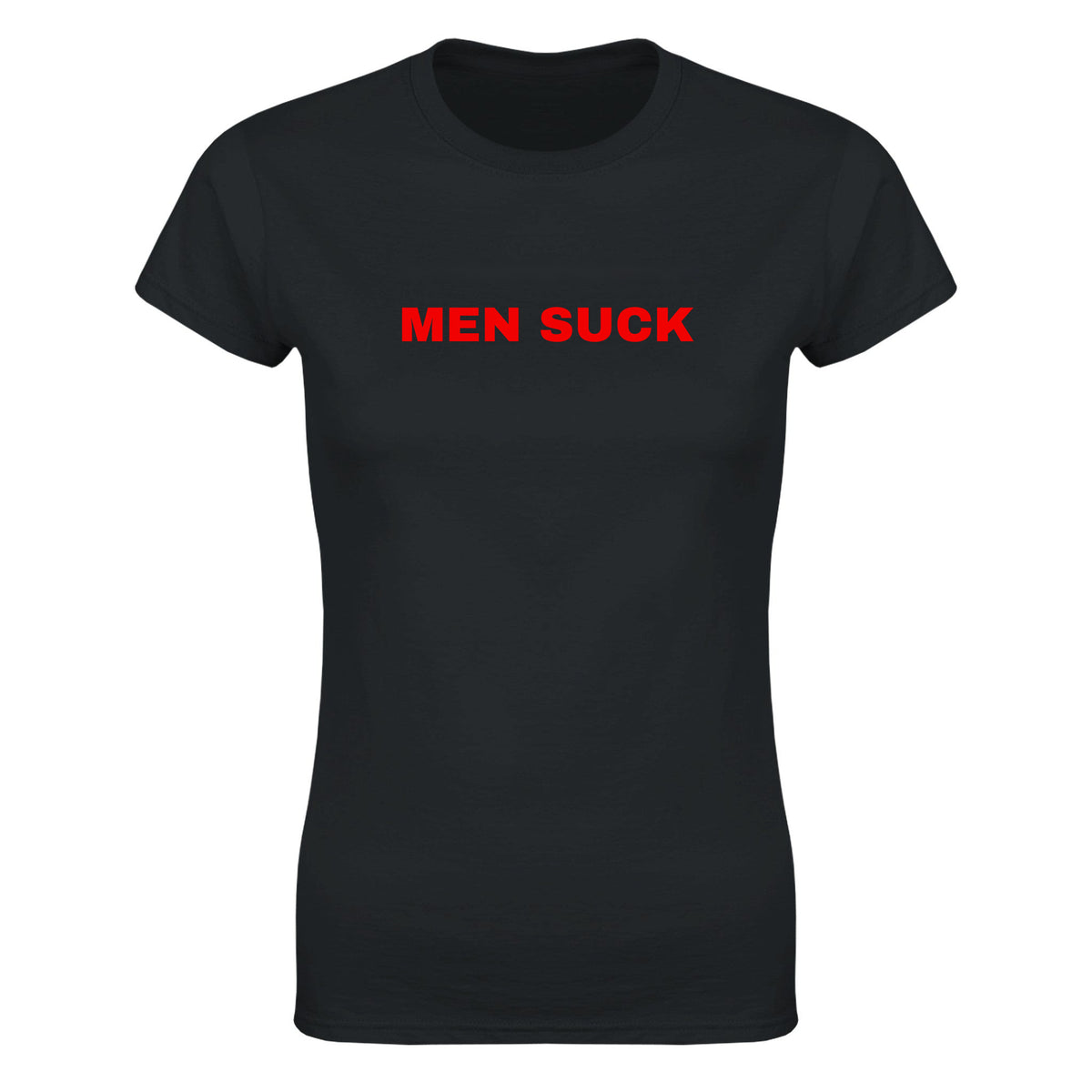 MEN SUCK - WOMEN'S TEE – Black