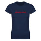 SERVING CUNT - WOMEN'S TEE – Navy