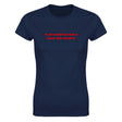 FLAT-CHESTED GIRLS HAVE BIG HEARTS - WOMEN'S TEE – Navy
