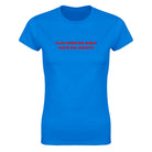 FLAT-CHESTED GIRLS HAVE BIG HEARTS - WOMEN'S TEE – Royal