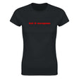 HOT & EUROPEAN - WOMEN'S TEE – Black