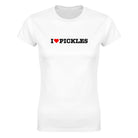 I LOVE PICKLES - WOMEN'S TEE – White
