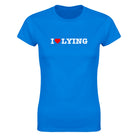 I LOVE LYING - WOMEN'S TEE – Royal