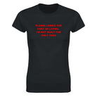 PLEASE LOWER THE COST OF LIVING. I'M NOT BUILT FOR ONLY FANS - WOMEN'S TEE – Black