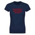 PLEASE LOWER THE COST OF LIVING. I'M NOT BUILT FOR ONLY FANS - WOMEN'S TEE – Navy
