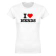 I LOVE NERDS - WOMEN'S TEE – White