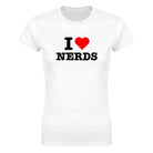 I LOVE NERDS - WOMEN'S TEE – White